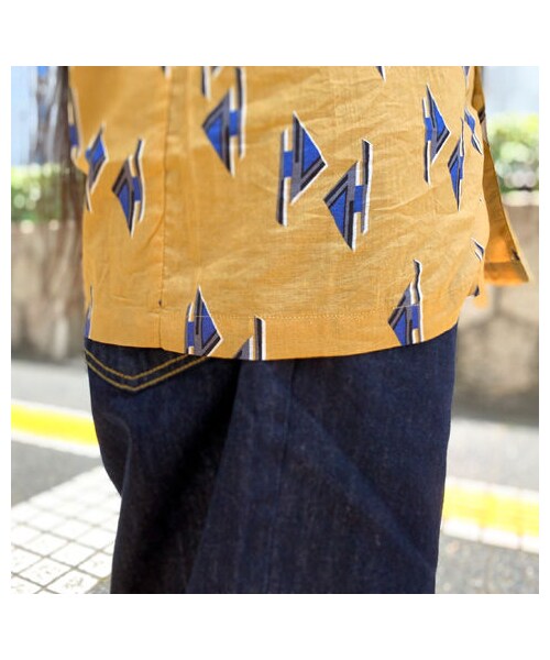 ALDIES（アールディーズ）の「Wrong  Big Shirt(Beige)（シャツ/ブラウス・その他）」の12枚目の写真