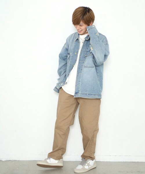 BOYSHE（ボーイシー）の「メゾンピグメント/コットンxストレッチパンツ（ウォッシング加工）ベージュ（チノパンツ・レディース・その他）」の10枚目の写真