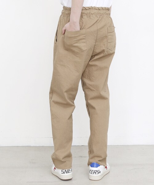 BOYSHE（ボーイシー）の「メゾンピグメント/コットンxストレッチパンツ（ウォッシング加工）ベージュ（チノパンツ・レディース・その他）」の5枚目の写真