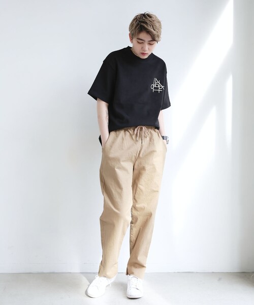 BOYSHE（ボーイシー）の「メゾンピグメント/コットンxストレッチパンツ（ウォッシング加工）ベージュ（チノパンツ・レディース・その他）」の6枚目の写真