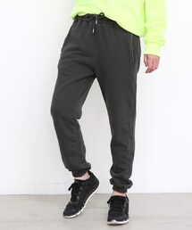 no brand | ストレッチスキニージョガーパンツ/スウェットパンツ  チャコール(その他パンツ)