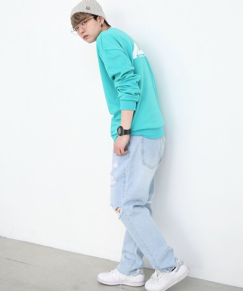 BOYSHE（ボーイシー）の「ハイウエストストレートデニムパンツ　ダメージ加工（デニムパンツ・レディース・その他）」の7枚目の写真