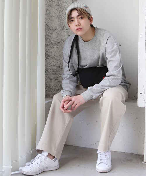 BOYSHE（ボーイシー）の「コットンストレッチワイドパンツ（チノパンツ・レディース・その他）」の8枚目の写真