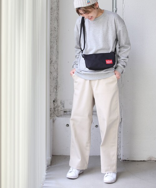 BOYSHE（ボーイシー）の「コットンストレッチワイドパンツ（チノパンツ・レディース・その他）」の9枚目の写真