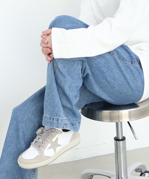 BOYSHE（ボーイシー）の「デニムワイドパンツ（デニムパンツ・レディース・その他）」の9枚目の写真