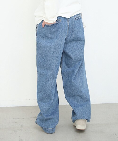 BOYSHE（ボーイシー）の「デニムワイドパンツ（デニムパンツ・レディース・その他）」の10枚目の写真