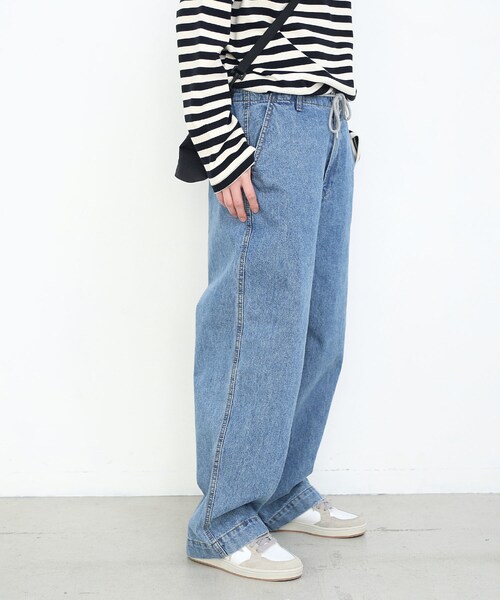BOYSHE（ボーイシー）の「デニムワイドパンツ（デニムパンツ・レディース・その他）」の6枚目の写真
