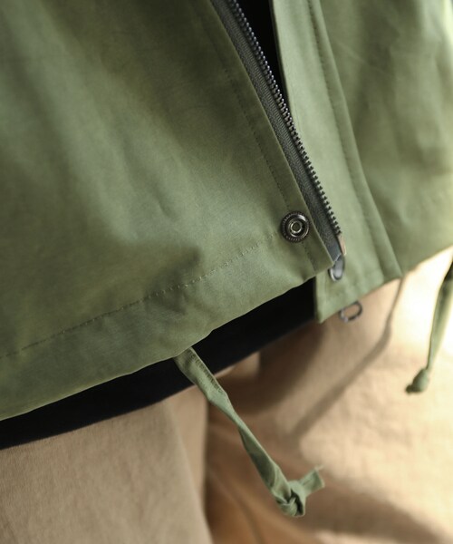 BOYSHE(ボーイシー)の「ビッグシルエット ミリタリーブルゾン/ルーズシルエットFIELD JACKET カーキ(ミリタリージャケット・レディース・その他)」の9枚目の写真