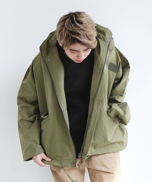 BOYSHE（ボーイシー）の「ビッグシルエット ミリタリーブルゾン/ルーズ