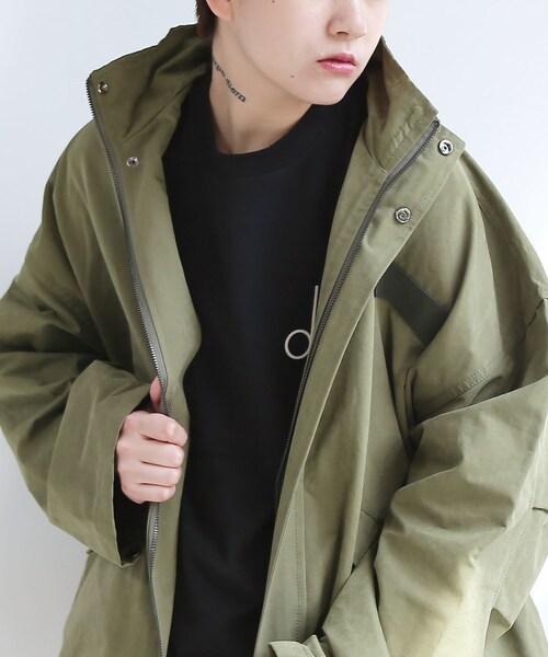 BOYSHE（ボーイシー）の「ビッグシルエット ミリタリーブルゾン/ルーズ