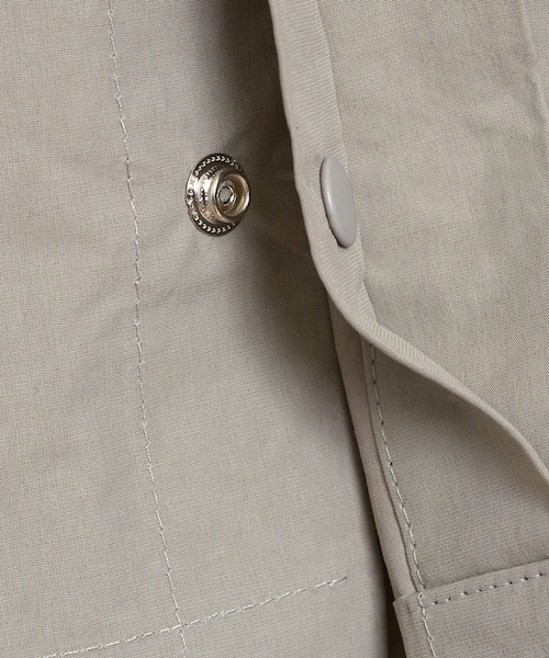 BOYSHE(ボーイシー)の「NCスナップシャツ ワークシャツジャケット ルーズシルエット グレー(ブルゾン・レディース・その他)」の13枚目の写真