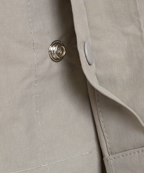 BOYSHE（ボーイシー）の「NCスナップシャツ ワークシャツジャケット ルーズシルエット　ネイビー（ブルゾン・レディース・その他）」の11枚目の写真