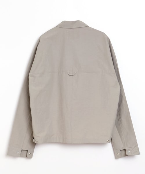 BOYSHE（ボーイシー）の「NCスナップシャツ ワークシャツジャケット ルーズシルエット　ネイビー（ブルゾン・レディース・その他）」の12枚目の写真