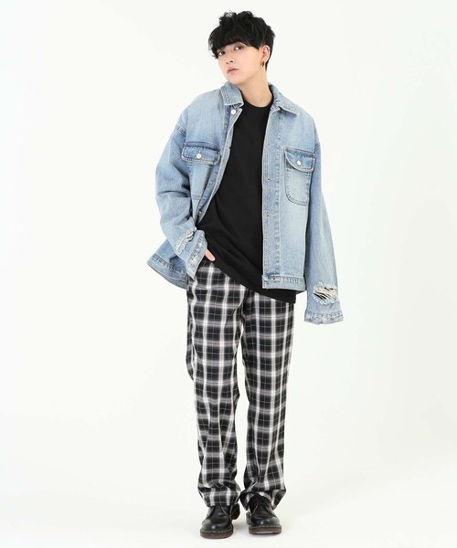 BOYSHE（ボーイシー）の「Damage DENIM JK/ダメージデニムジャケット（デニムジャケット・レディース・その他）」の5枚目の写真