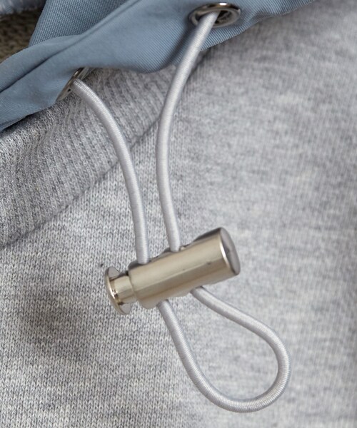 no brand（ノーブランド）の「2配色ビックプルオーバー パーカー　グレー（パーカー・レディース・その他）」の11枚目の写真