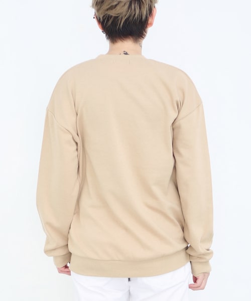 BOYSHE（ボーイシー）の「コットン スウェット カットソー　ベージュ（スウェット・レディース・その他）」の4枚目の写真