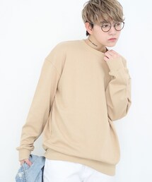 BOYSHE | コットン スウェット カットソー　ベージュ(スウェット)