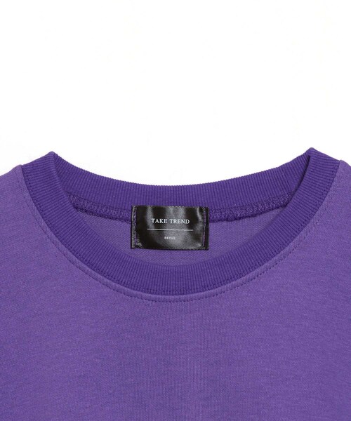 BOYSHE（ボーイシー）の「コットン スウェット USAカットソー　オレンジ（スウェット・レディース・その他）」の7枚目の写真