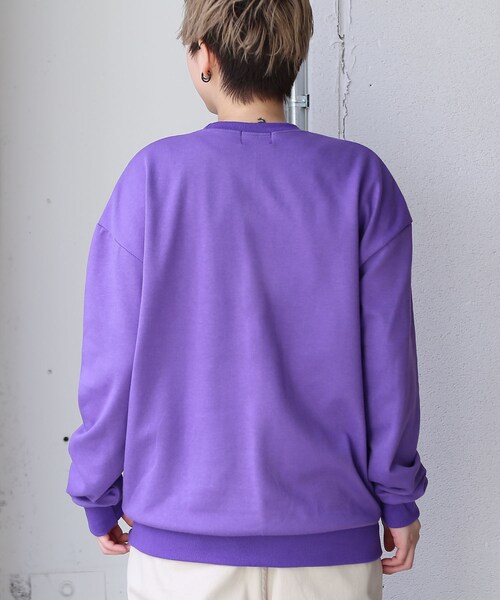 BOYSHE（ボーイシー）の「コットン スウェット USAカットソー　パープル（スウェット・レディース・その他）」の8枚目の写真
