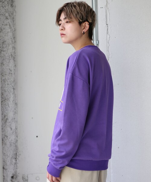 BOYSHE（ボーイシー）の「コットン スウェット USAカットソー　パープル（スウェット・レディース・その他）」の7枚目の写真