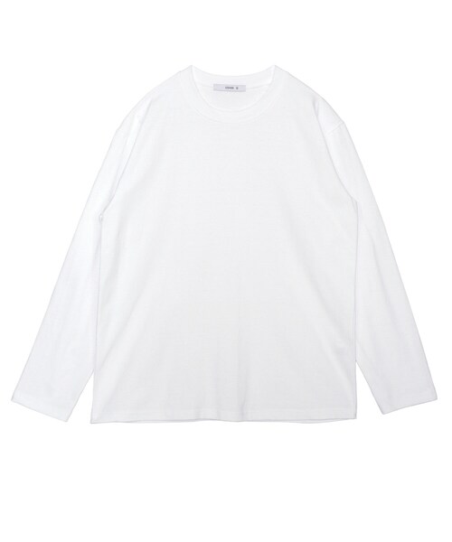 BOYSHE（ボーイシー）の「シンプルロングTシャツ オーバーサイズカットソー　ホワイト（Tシャツ/カットソー・レディース・その他）」の12枚目の写真