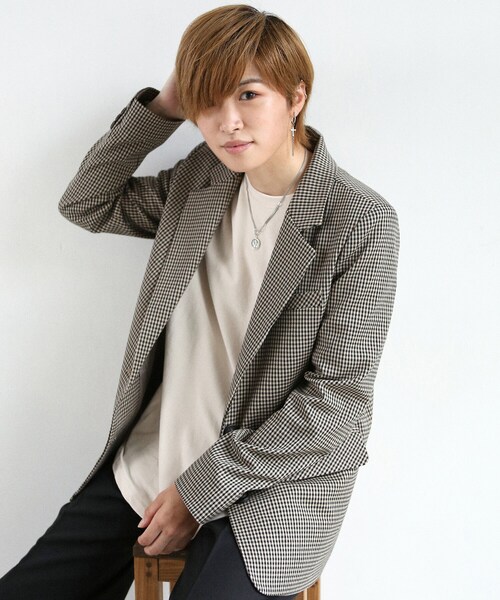 BOYSHE（ボーイシー）の「Darin ベーシック クルーネック Tシャツ　ベージュ（Tシャツ/カットソー・レディース・その他）」の9枚目の写真