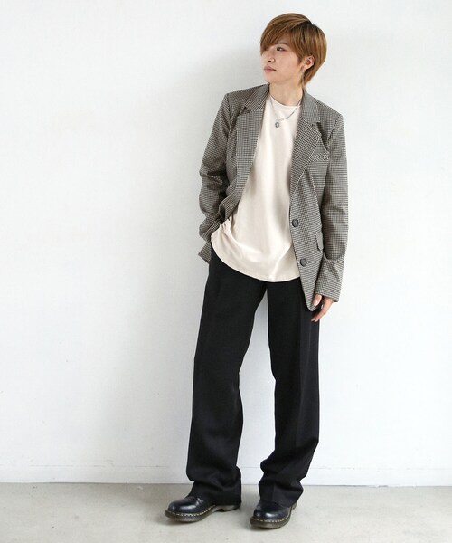 BOYSHE（ボーイシー）の「Darin ベーシック クルーネック Tシャツ　ベージュ（Tシャツ/カットソー・レディース・その他）」の8枚目の写真