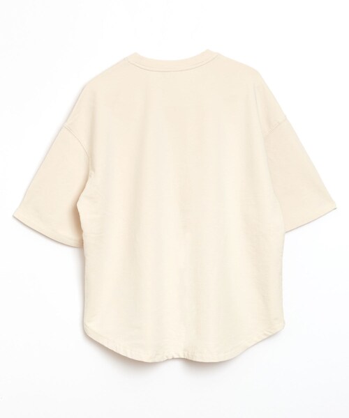 BOYSHE（ボーイシー）の「Darin ベーシック クルーネック Tシャツ　ベージュ（Tシャツ/カットソー・レディース・その他）」の11枚目の写真