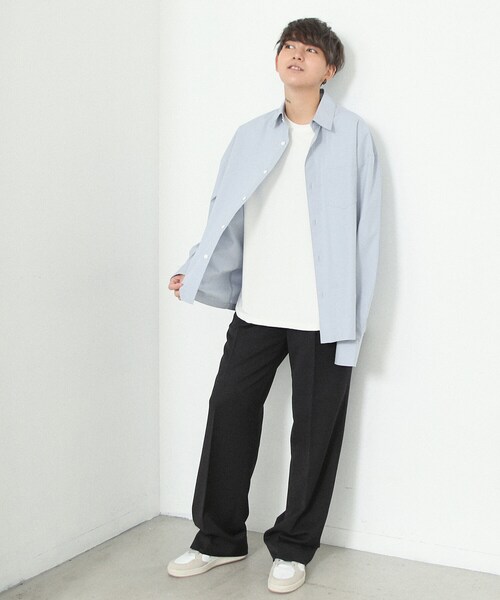 BOYSHE(ボーイシー)の「Darin ベーシック クルーネック Tシャツ アイボリー(Tシャツ/カットソー・レディース・その他)」の7枚目の写真