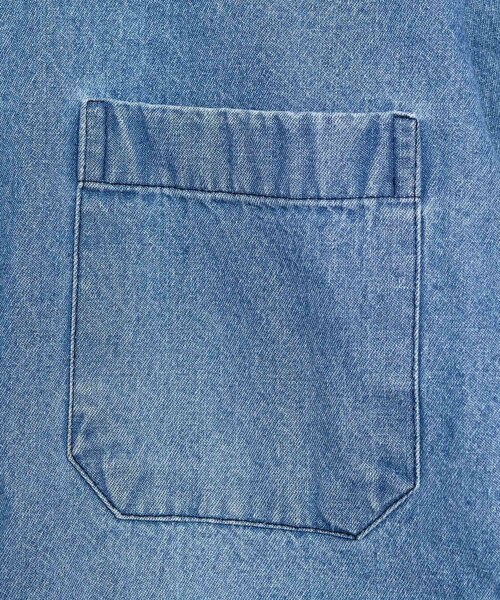 BOYSHE（ボーイシー）の「Orari チャイナカラーデニムシャツ　ライトブルー（シャツ/ブラウス・レディース・その他）」の11枚目の写真