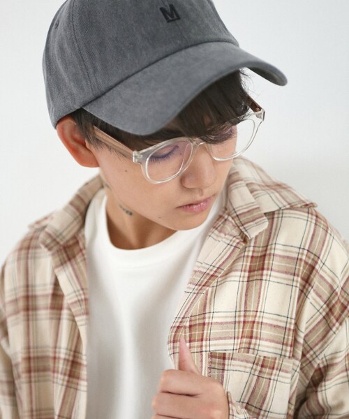 BOYSHE（ボーイシー）の「Mキャップ ウォッシュ加工　チャコールグレー（キャップ・レディース・その他）」の5枚目の写真