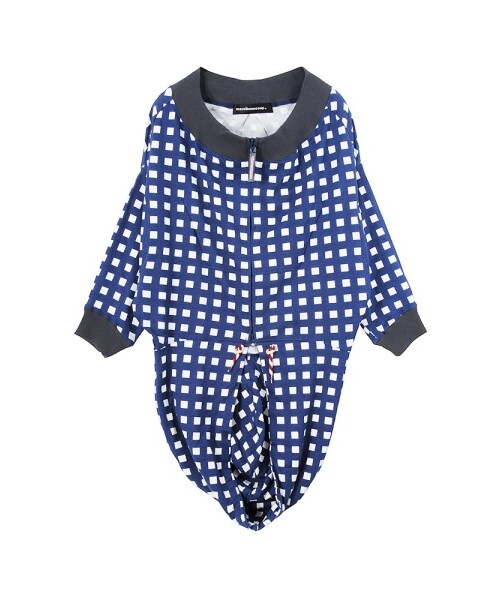 mercibeaucoup,（メルシーボークー）の「メルシーボークー、 / Ｂ：コウシドコチェック / パーカ（トップス・レディース・navy(13)/pink(18)・01）」の9枚目の写真