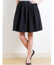 E hyphen world gallery | ・ひざ丈ギャザースカート(パンツ)