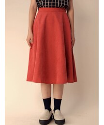 w closet | 【A/W】カルゼ生地フレアスカート(パンツ)
