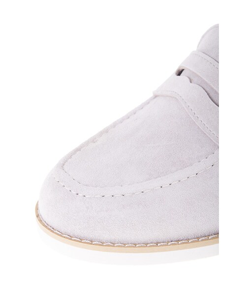 w closet（ダブルクローゼット）の「【A/W】本革ローファー（シューズ・レディース・ライトグレー/ピンクベージュ/ネイビー・S/M/L）」の7枚目の写真