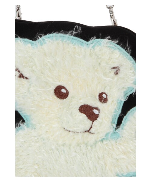 G.V.G.V.(ジーヴィージーヴィー)の「DREAM BEAR APPLIQUE BAG(バッグ・レディース・BLACK・F)」の6枚目の写真