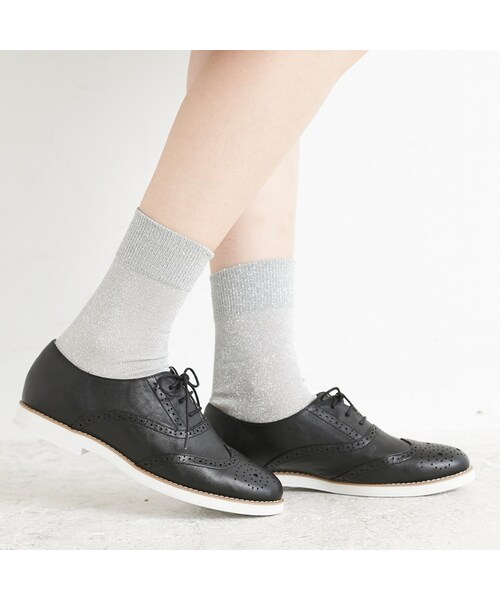 ORiental TRaffic(オリエンタルトラフィック)の「ウイングチップシューズ(シューズ・レディース・ブラック/ブラウン/ホワイト・S/M/L/LL)」の10枚目の写真