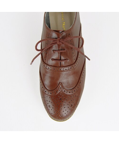 ORiental TRaffic(オリエンタルトラフィック)の「ウイングチップシューズ(シューズ・レディース・ブラック/ブラウン/ホワイト・S/M/L/LL)」の4枚目の写真