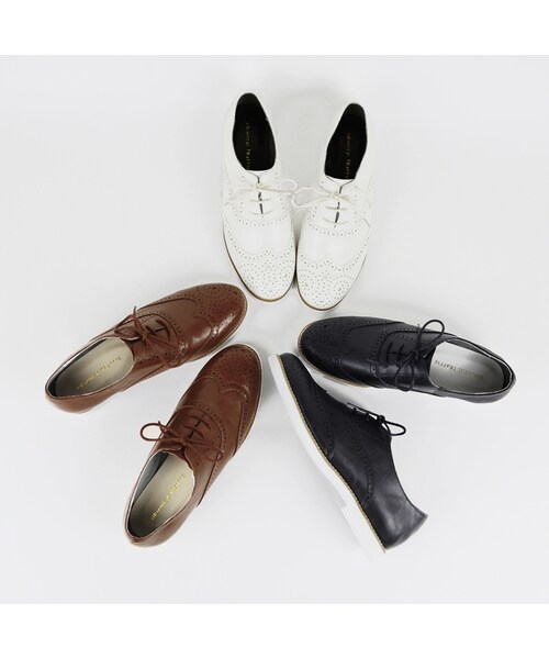 ORiental TRaffic(オリエンタルトラフィック)の「ウイングチップシューズ(シューズ・レディース・ブラック/ブラウン/ホワイト・S/M/L/LL)」の9枚目の写真
