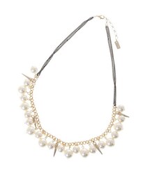 E hyphen world gallery | スタッズパールネックレス(アクセサリー)