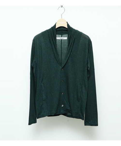 KATHARINE HAMNETT LONDON （キャサリンハムネットロンドン）の「OVER COLLAR CARDIGAN　14（トップス・メンズ・ネイビー/グリーン/レッド/グレー・M/L/AL）」の3枚目の写真