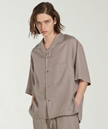 LIDNM | CUPRO RELAX OPEN COLLAR(シャツ/ブラウス)