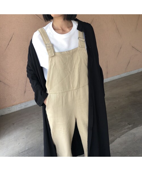 copine（コピン）の「再入荷！タックデザイン！ノーカラーロングシャツワンピース(2color)【クリックポスト対象商品】（シャツ/ブラウス・レディース・その他）」の13枚目の写真