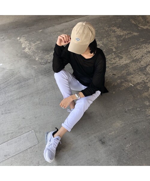 copine（コピン）の「ゆるっと抜け感！裾スリットシアーリブトップス(2color)【クリックポスト対象商品】（Tシャツ/カットソー・レディース・その他）」の5枚目の写真