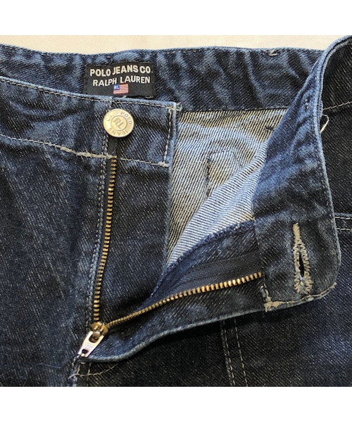 u*o様 RALPH LAUREN デニム　コットンバギーパンツ　サイズ7 ホワ RALPH LAUREN（ラルフ ローレン）の「