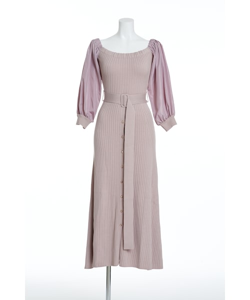 クレイミー Drost Shoulder Gather Dress ロングワンピ Crayme,