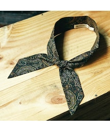 Handmade | PRINT(COTTON) SCARF TIE / DK.BROWN(バンダナ/スカーフ)
