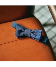 Handmade | DENIM STRAIGHT END BOWTIE / NAVY(蝶ネクタイ)
