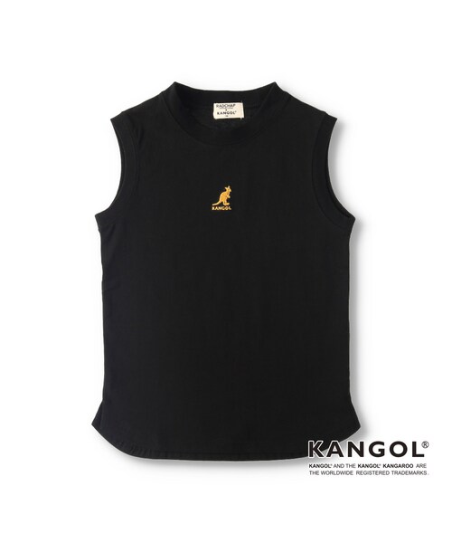 RADCHAP（ラッドチャップ）の「【KANGOL×RADCHAP】 タンクトップ（タンクトップ・キッズ・カーキグリーン/ブラック・90cm～150cm）」の2枚目の写真