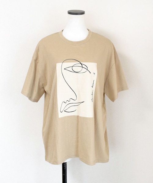 no brand(ノーブランド)の「アートプリントTee(Tシャツ/カットソー・レディース・その他)」の9枚目の写真